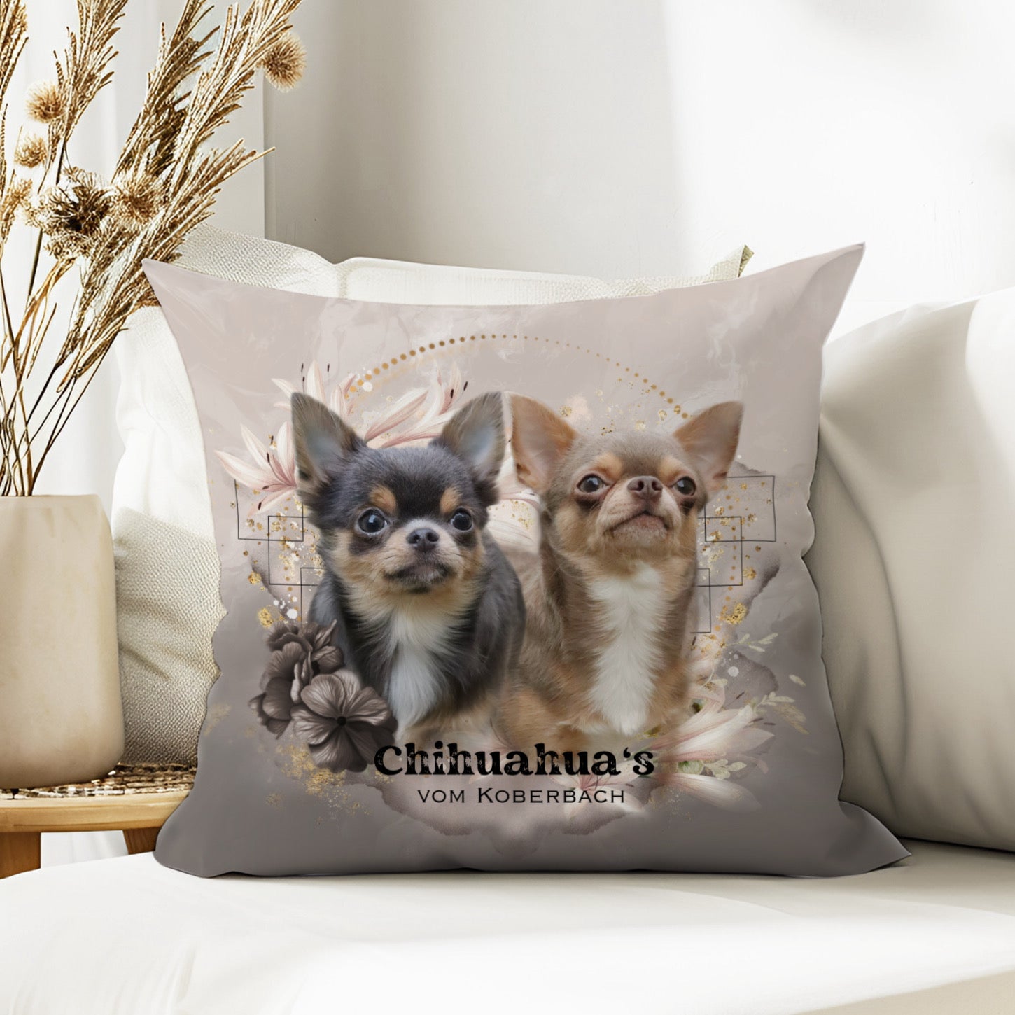 Kuschelkissen mit deinem Design – Portrait-Zauber