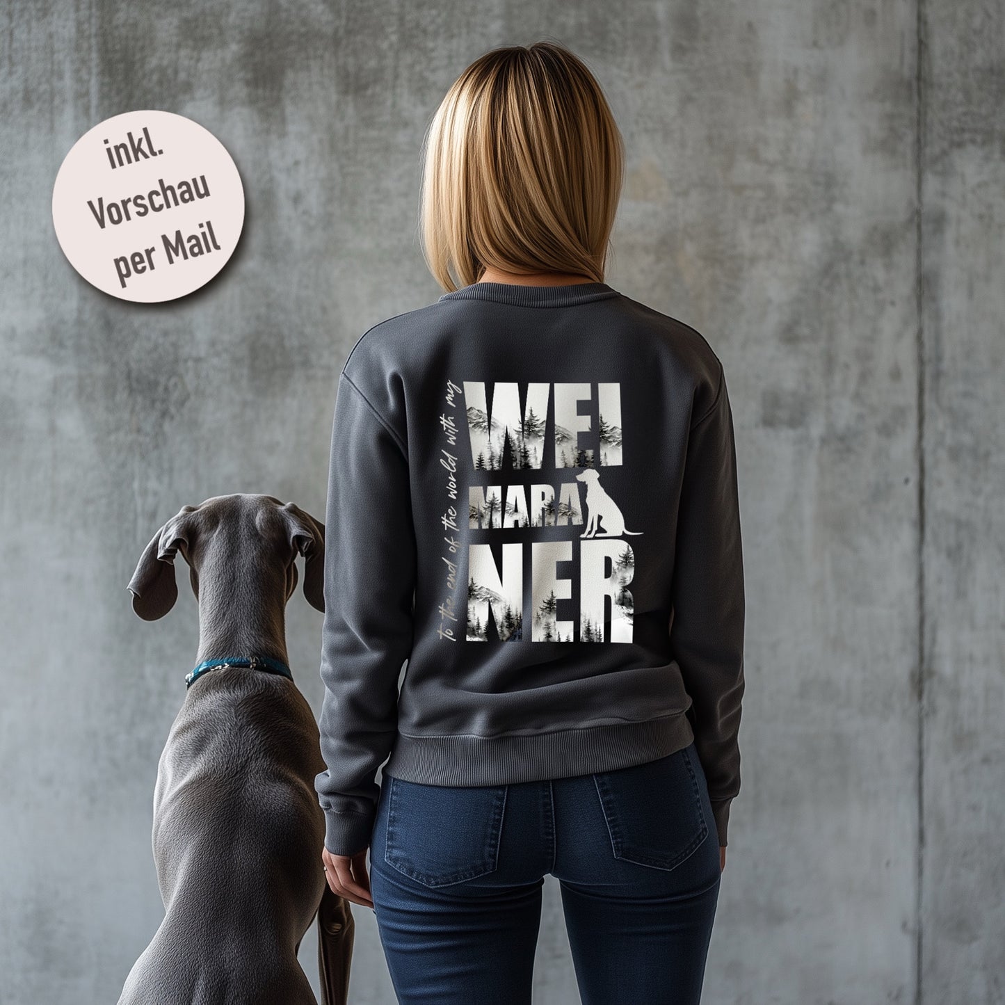 Sweatshirt "Deine Rasse“