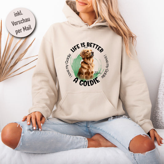 Hoodie "Life is better“ ♥