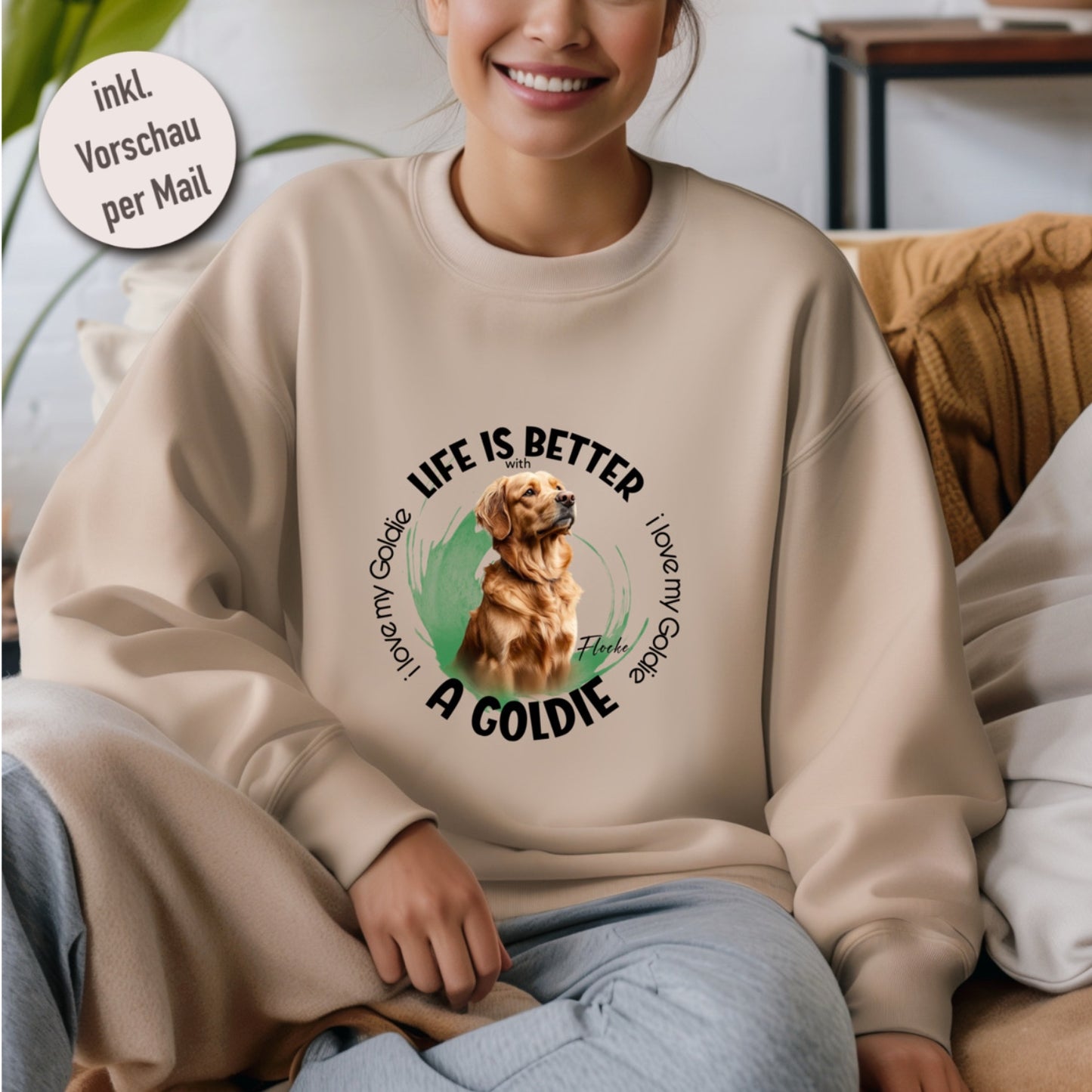 Sweatshirt "Life is better“ ♥