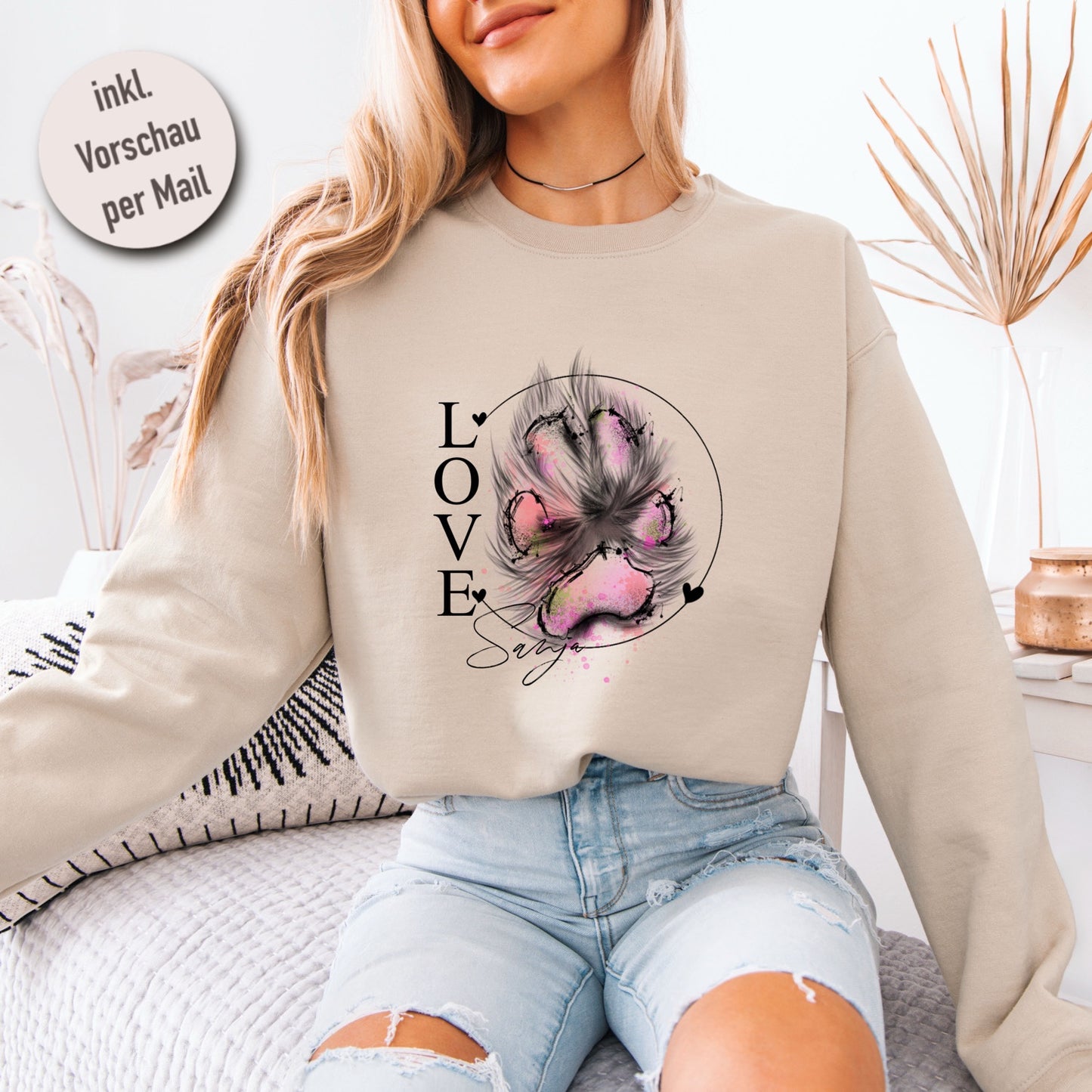 Sweatshirt Pfötchen