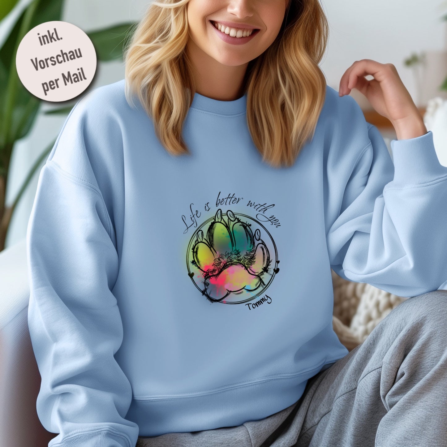 Sweatshirt Pfötchen