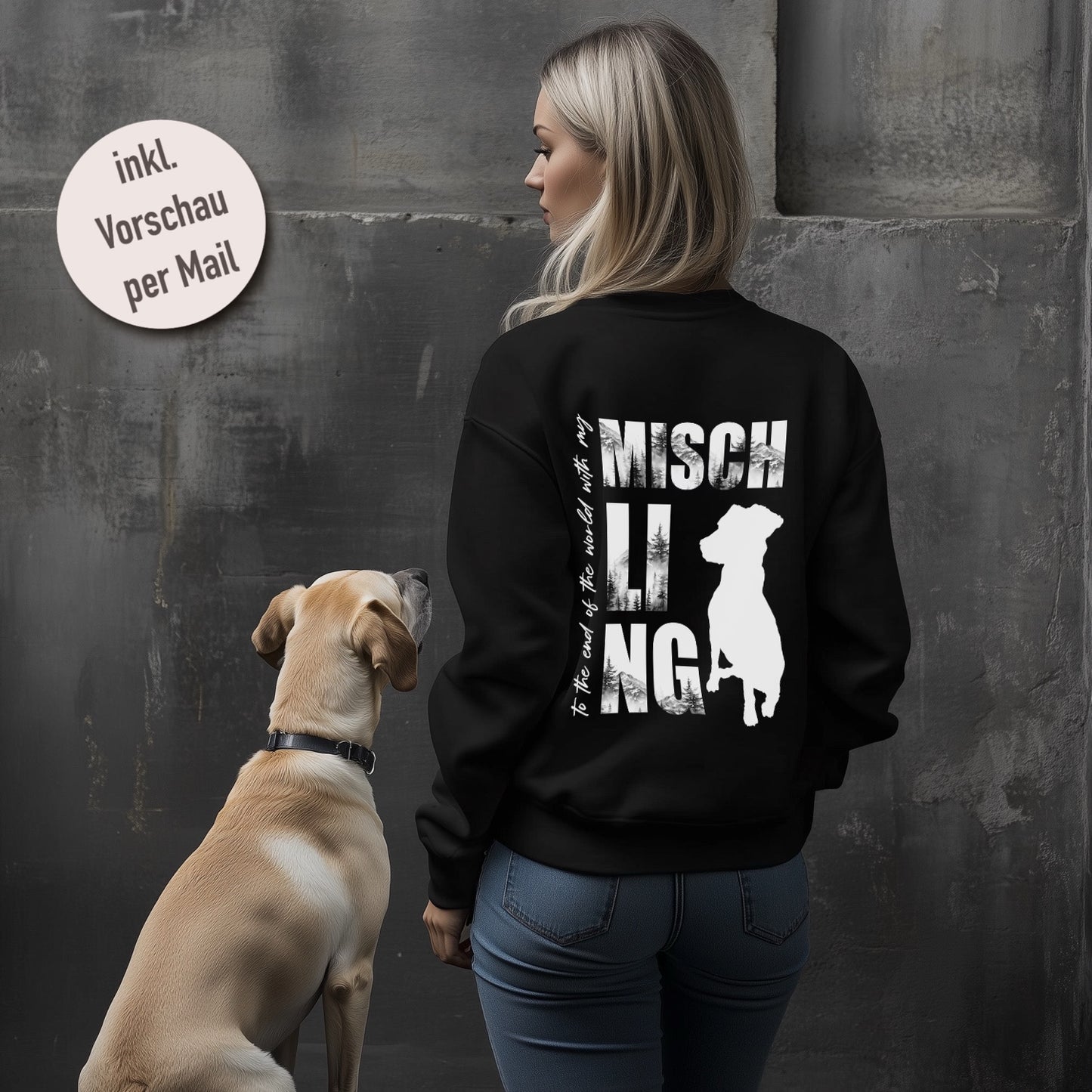 Sweatshirt "Deine Rasse“