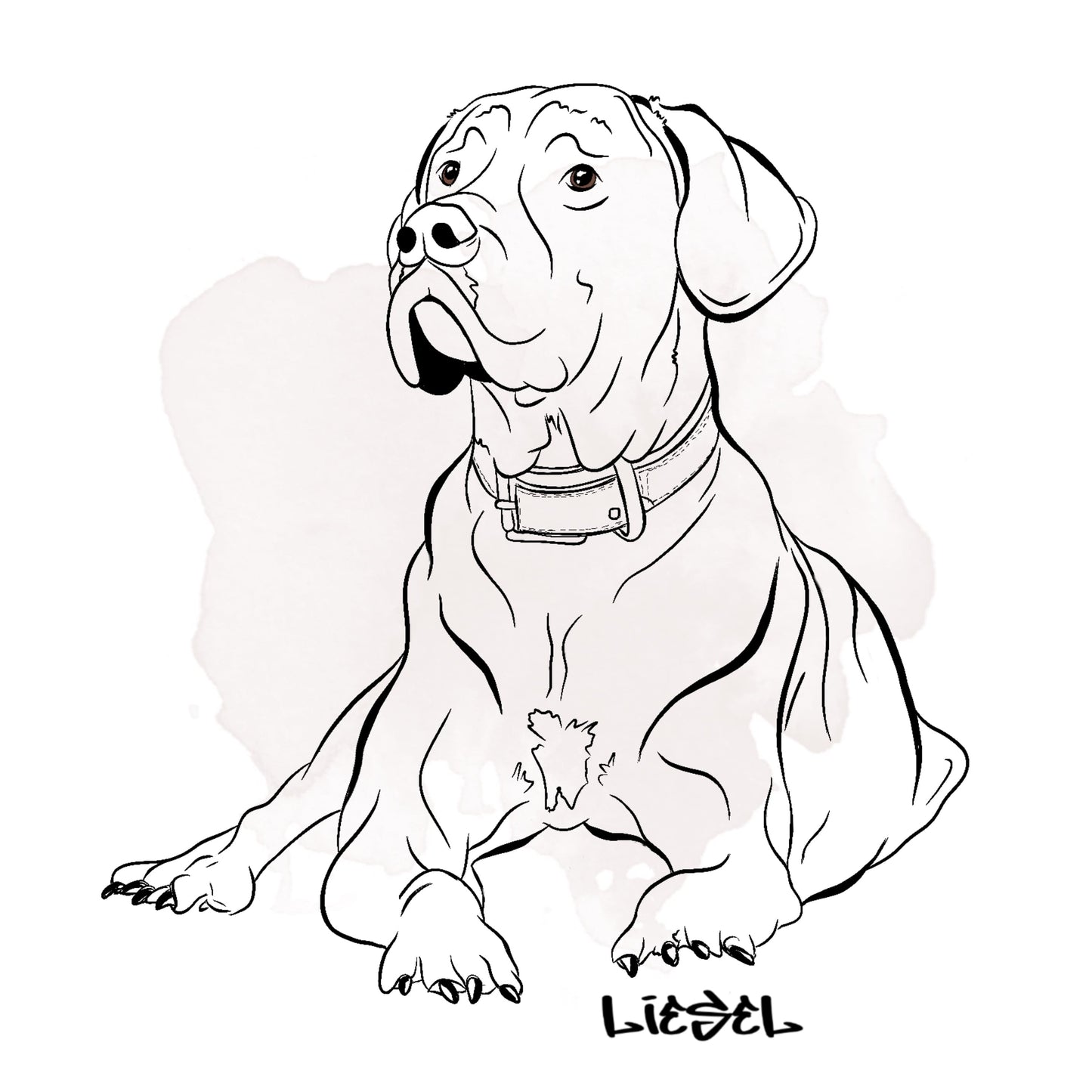 LineArt-Zeichnung