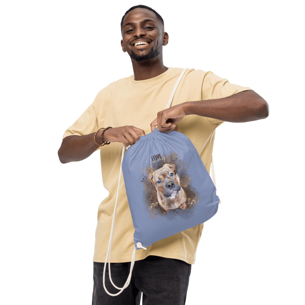 Ein personalisierter Haustierportrait-Turnbeutel ist ein besonderes Geschenk für jeden Tierliebhaber, der seinen pelzigen Begleiter immer bei sich haben möchte.