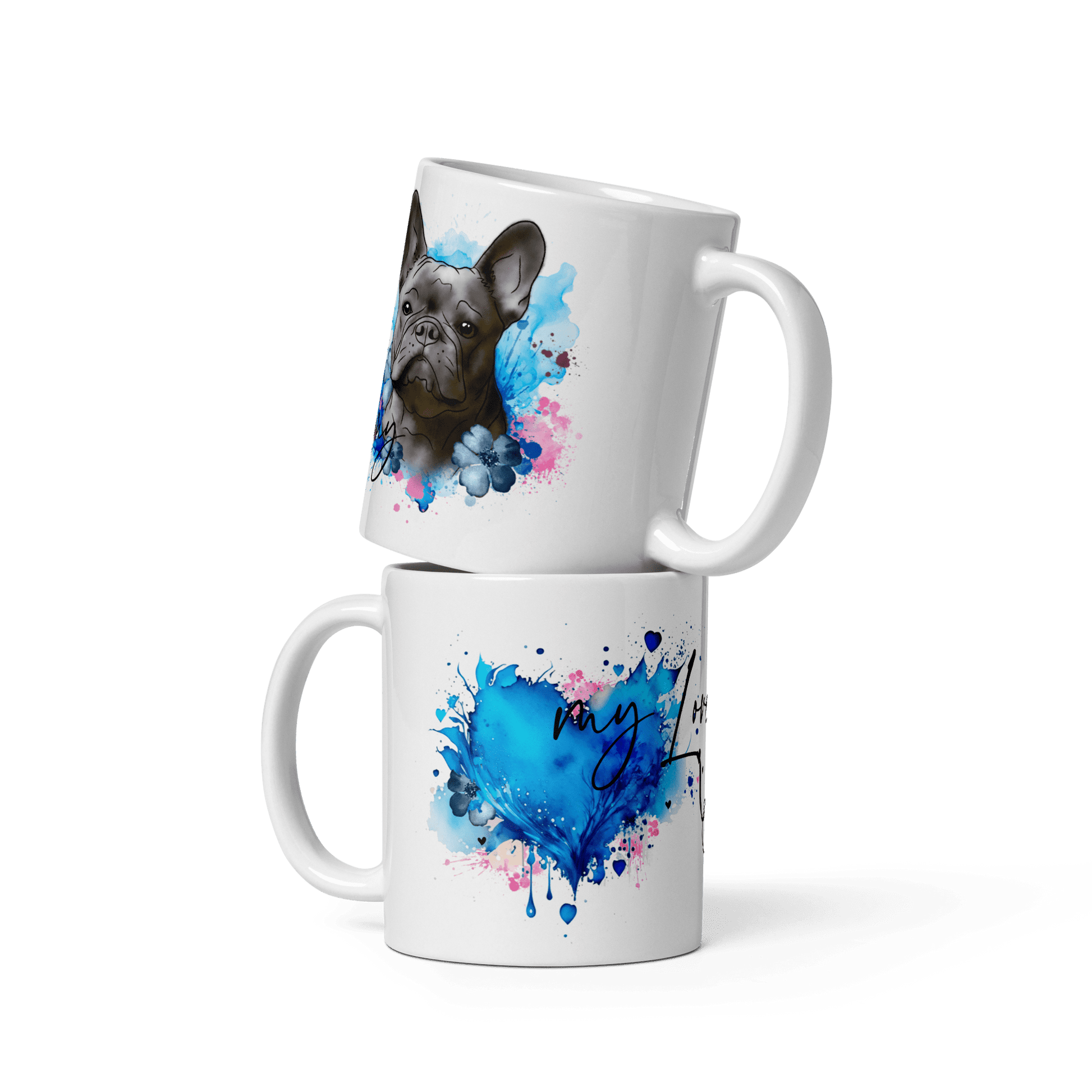 Das Design auf dieser Tasse erinnert an die Einzigartigkeit und Schönheit unserer tierischen Gefährten