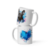 Das Design auf dieser Tasse erinnert an die Einzigartigkeit und Schönheit unserer tierischen Gefährten