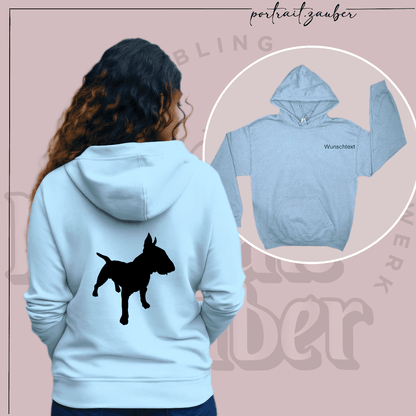 Zeige die Schönheit und Einzigartigkeit deines Hundes auf einem speziell gestalteten Pullover von Portrait-Zauber.