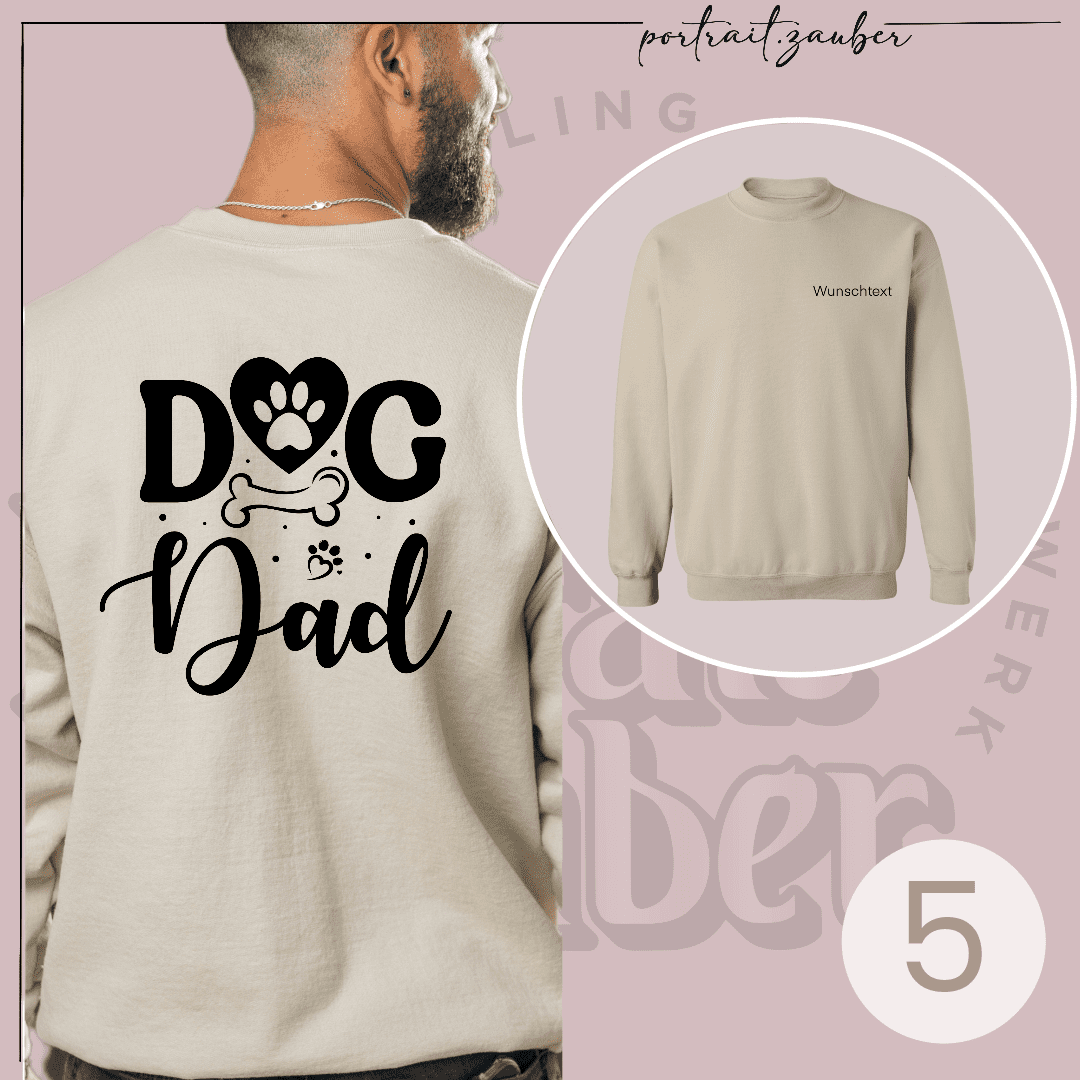 Zeige die individuelle Persönlichkeit deines Hundes mit einem personalisierten Sweatshirt von Portrait-Zauber.com, das die Herzlichkeit der Hundebesitzer widerspiegelt.