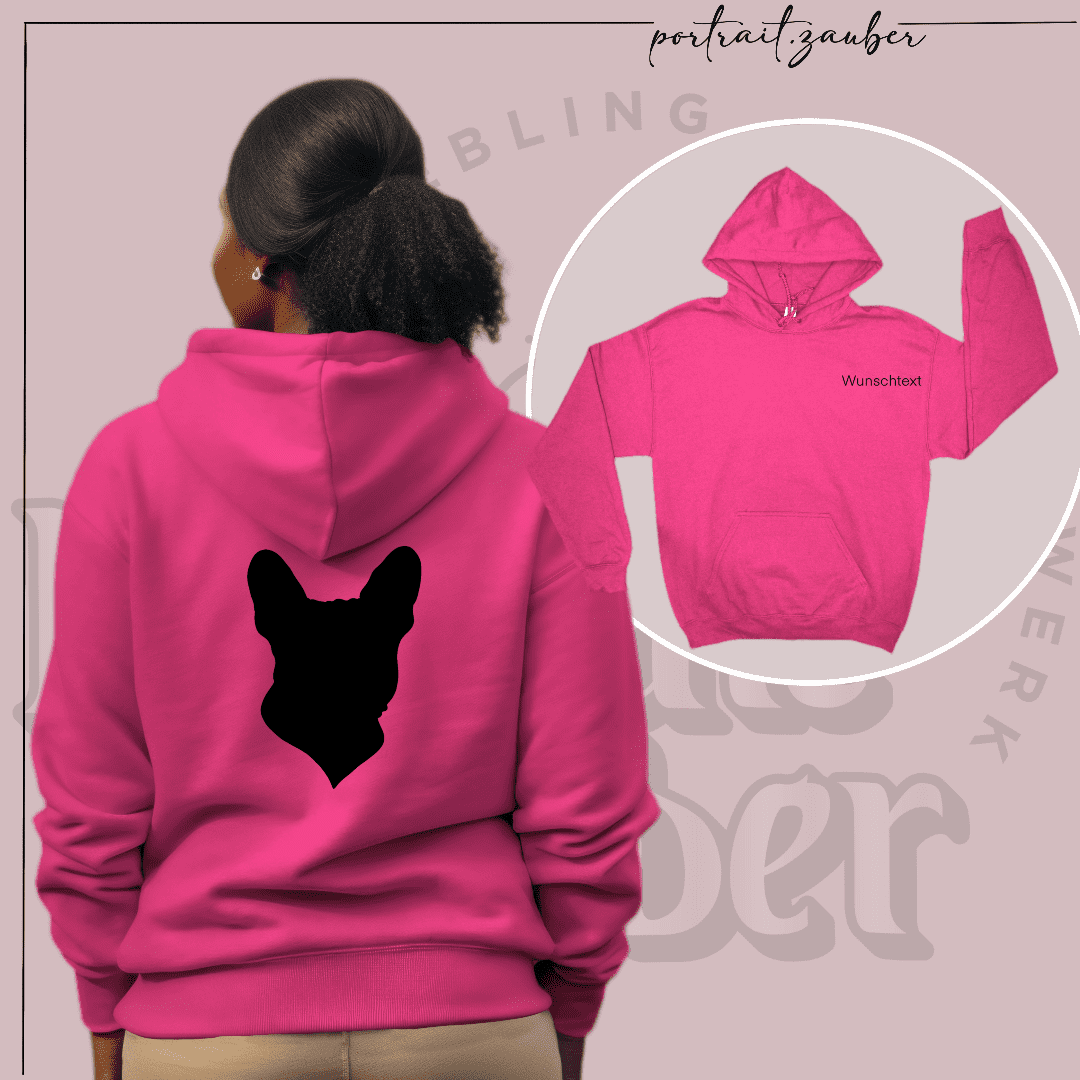 Mit diesem personalisierten Pullover kannst du deine besondere Verbindung zu deinem Hund stilvoll ausdrücken.