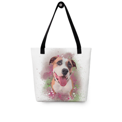 Diese Stofftasche mit dem Porträt deines Haustiers ist das perfekte Geschenk für alle Tierliebhaber.