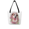 Diese Stofftasche mit dem Porträt deines Haustiers ist das perfekte Geschenk für alle Tierliebhaber.